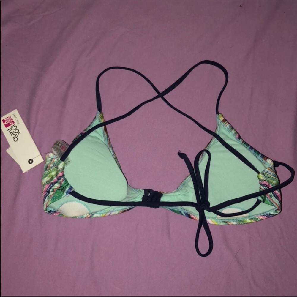 Cross Back Bikini Top - Picture 4 of 5